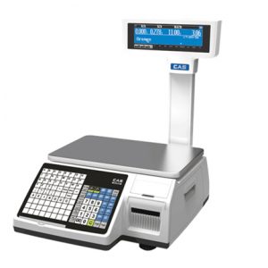 CAS CL-5200 Label Printing Scale with Pole Display 15KG